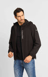 Jaqueta Calvin Klein Capuz Logo Frontal Preto - Live - Henri Store