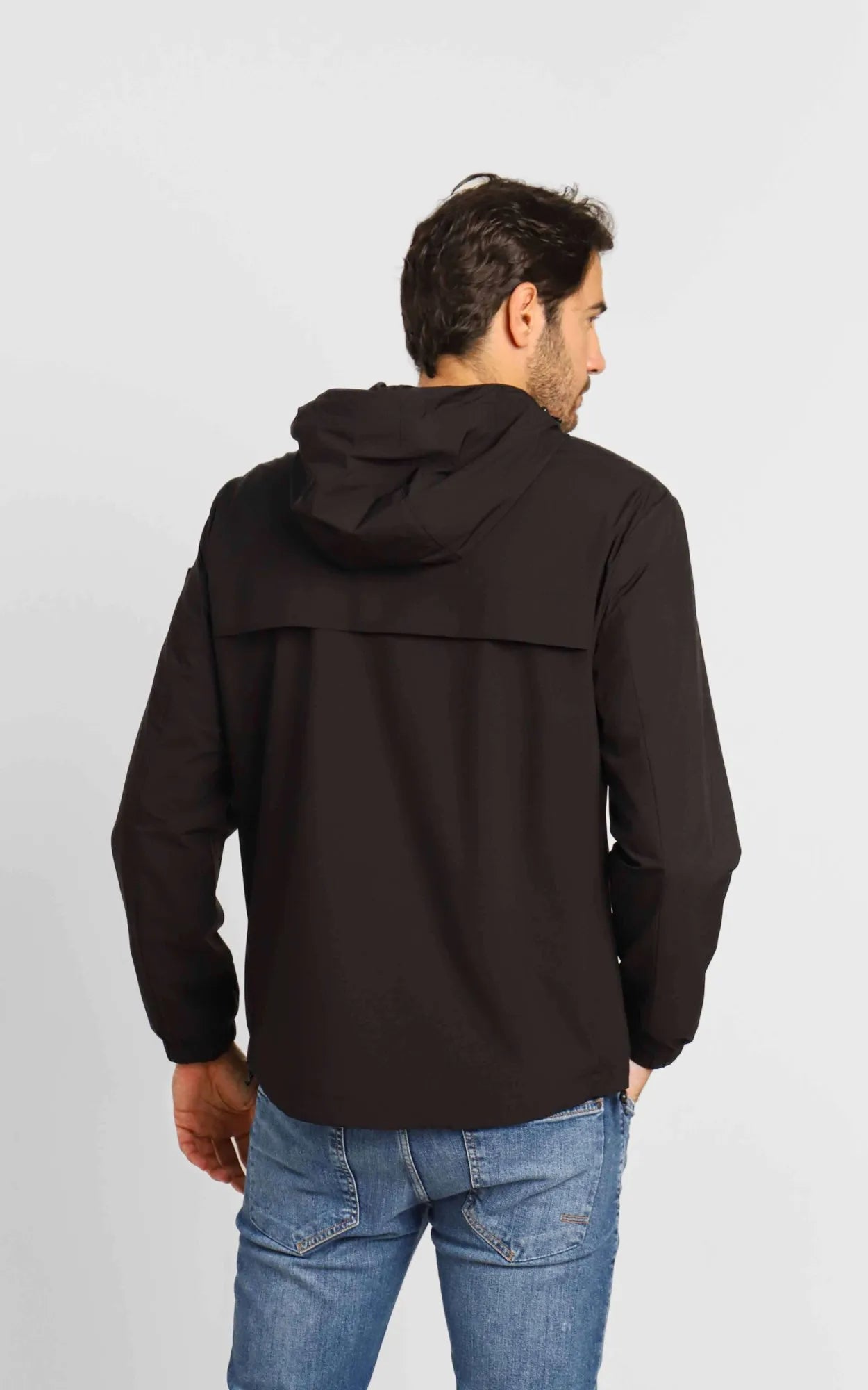 Jaqueta Calvin Klein Capuz Logo Frontal Preto - Live - Henri Store