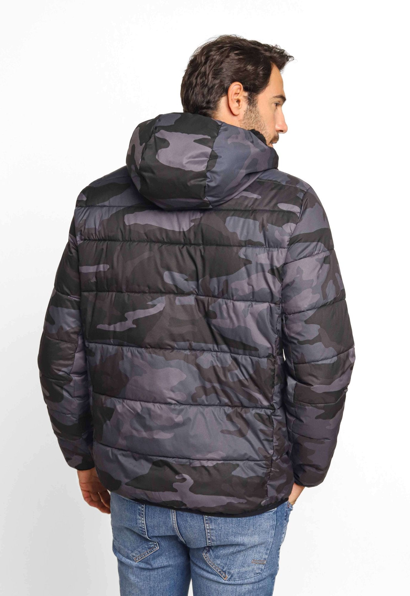 Jaqueta Calvin Klein Ck Matelasse Camuflada - Live - Henri Store
