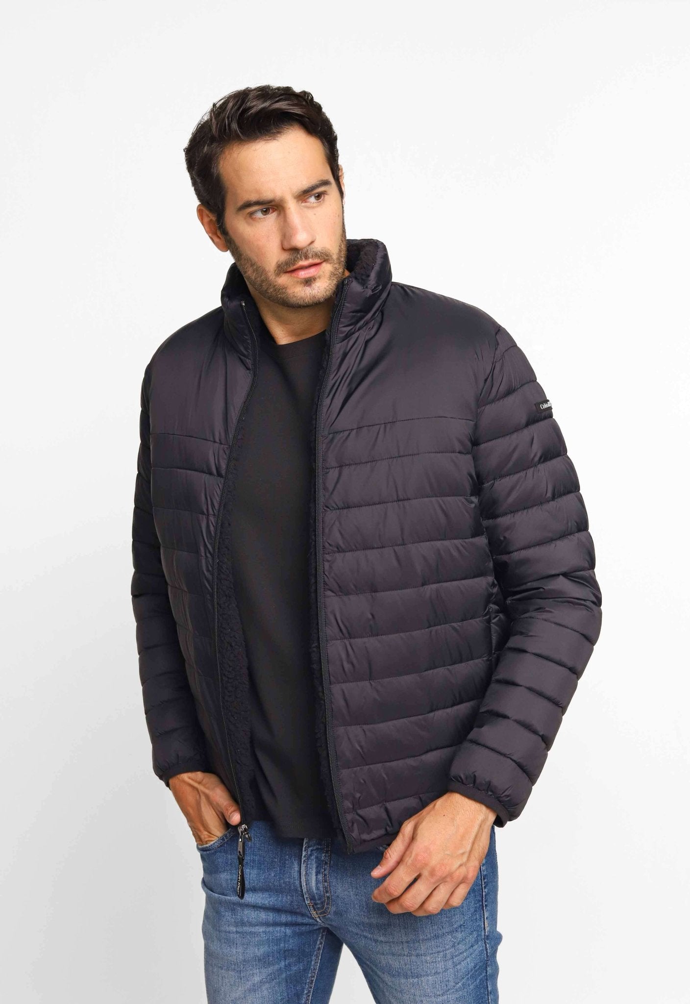 Jaqueta Calvin Klein Ck Matelasse Sherpa Basica Preto - Henri Store