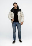 Jaqueta Calvin Klein Colorblock Matelassê C/ Capuz Removível - Henri Store