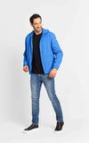 Jaqueta Calvin Klein Logo Frontal Azul Royal - Live - Henri Store