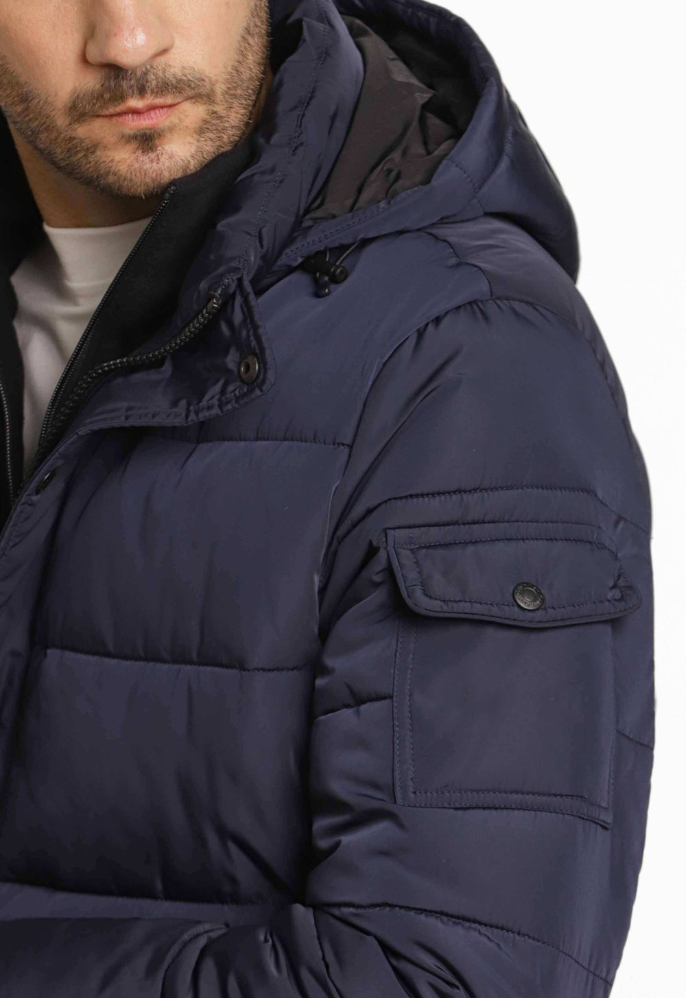 Jaqueta Calvin Klein Matelassê C/ Capuz Removível - Henri Store