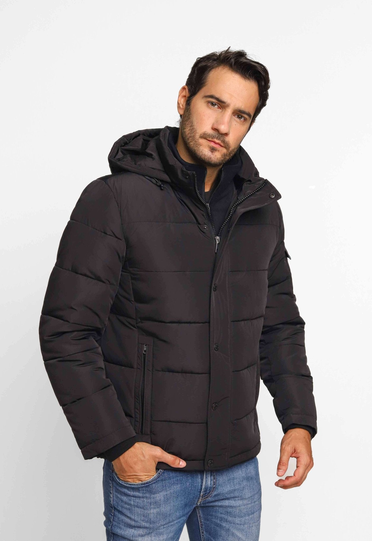 Jaqueta Calvin Klein Matelassê C/ Capuz Removível - Henri Store