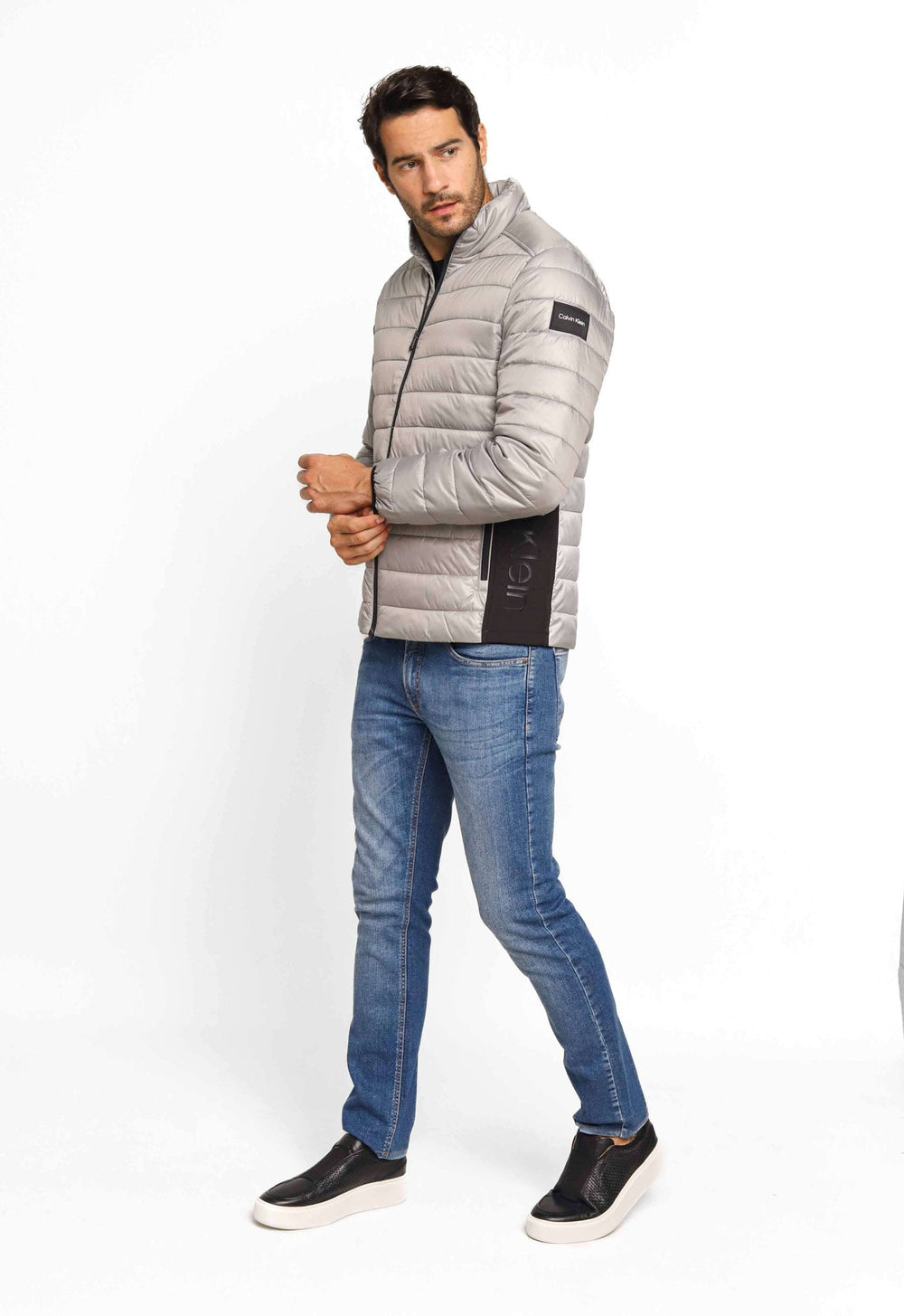 Jaqueta Calvin Klein Matelassê Logo Lateral - Henri Store