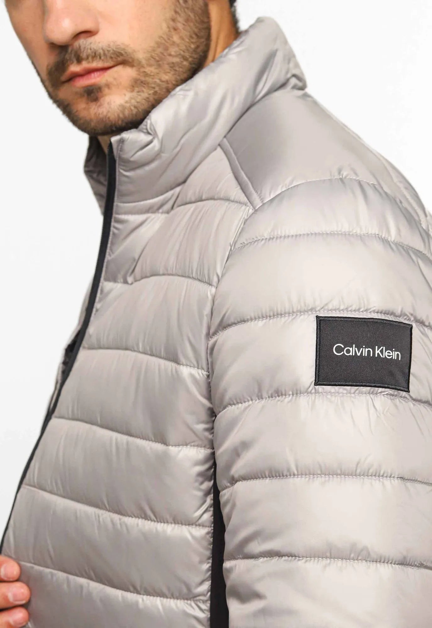 Jaqueta Calvin Klein Matelassê Logo Lateral - Henri Store