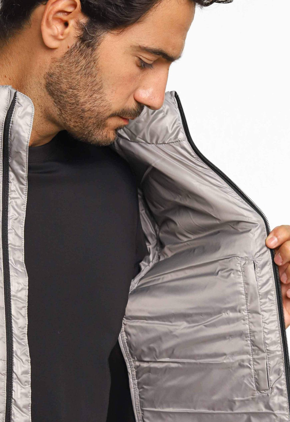 Jaqueta Calvin Klein Matelassê Logo Lateral - Henri Store
