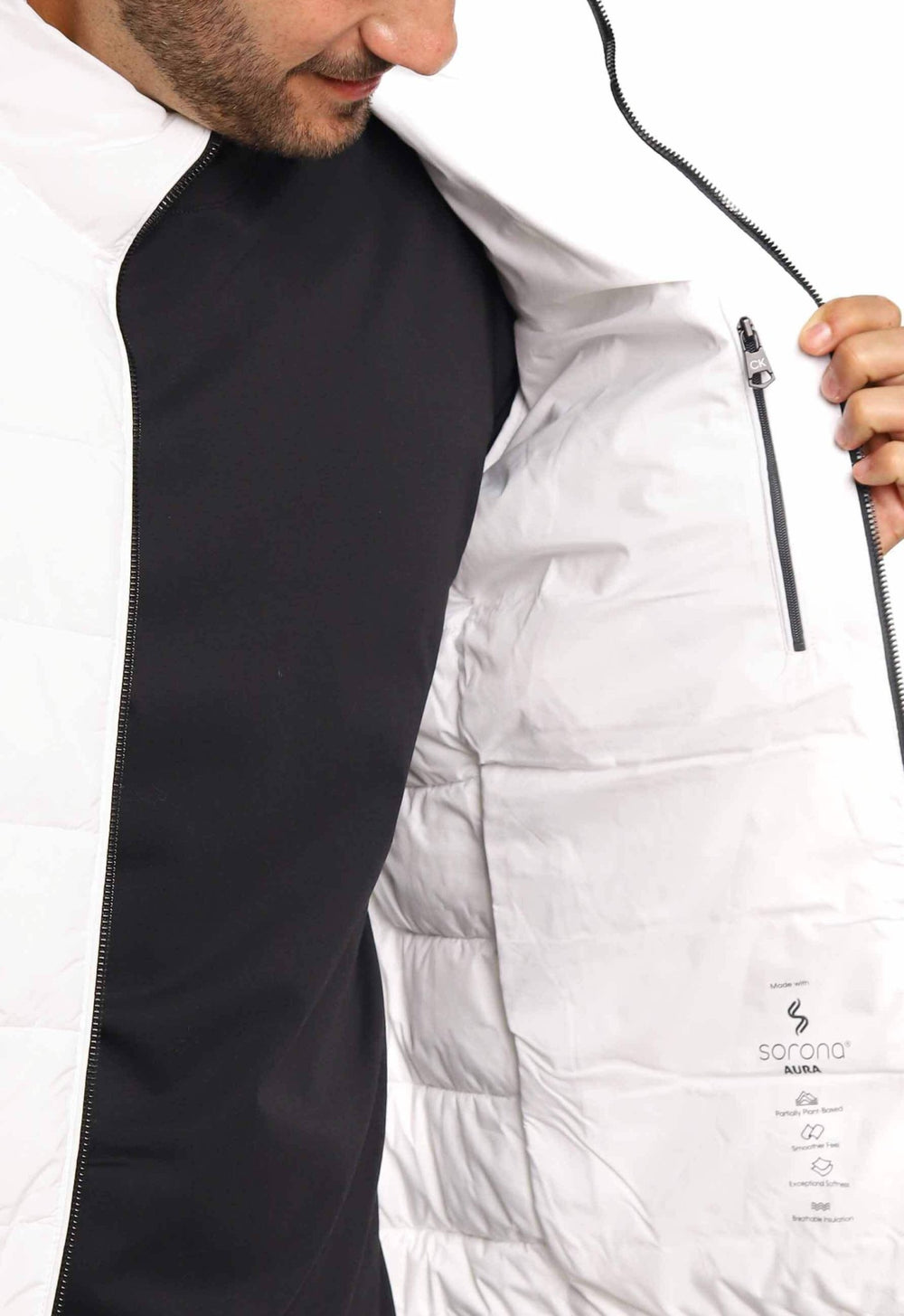 Jaqueta Calvin Klein Matelassê Zíper - Henri Store