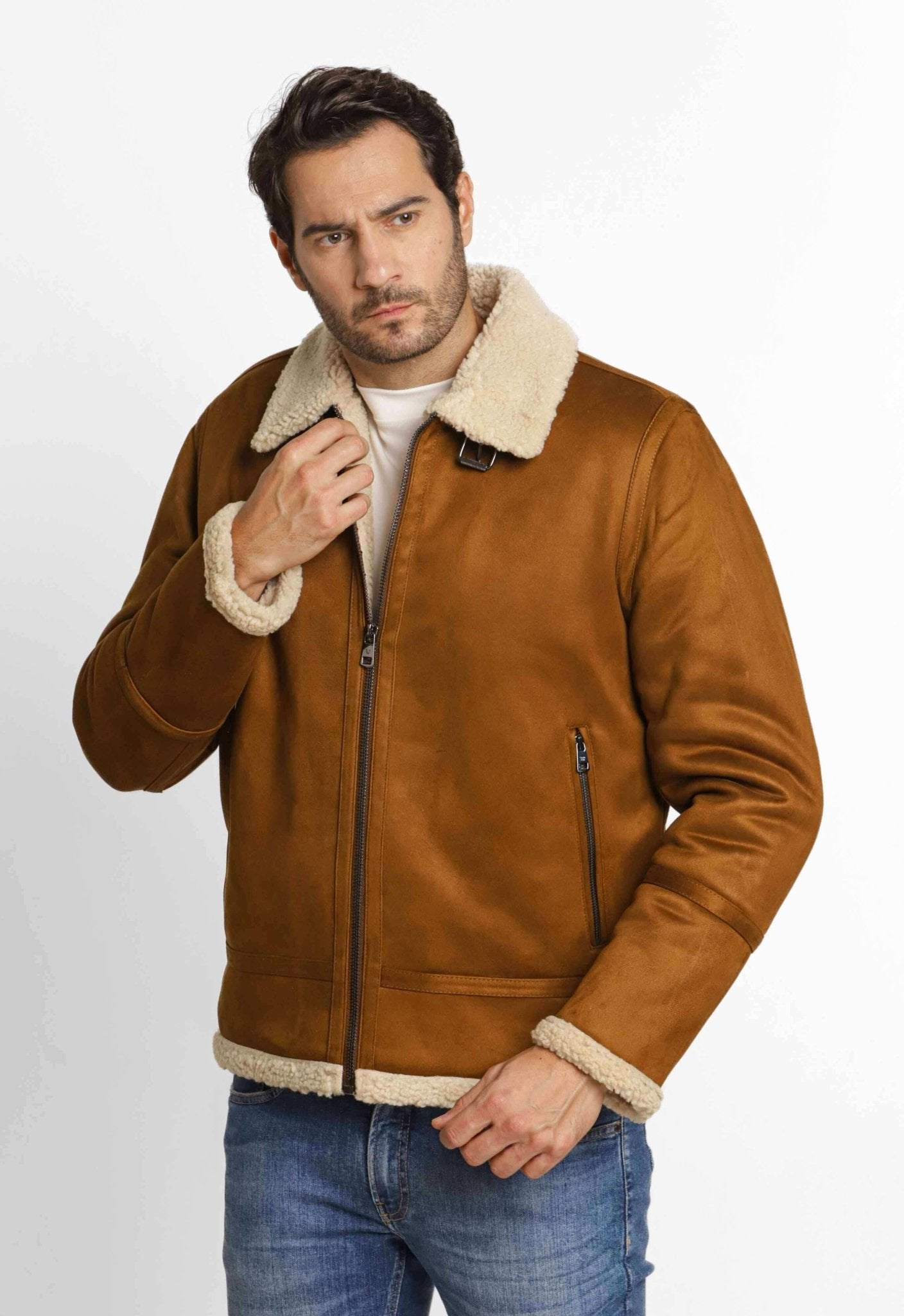 Jaqueta Calvin Klein Suede C/ Pelo - Henri Store