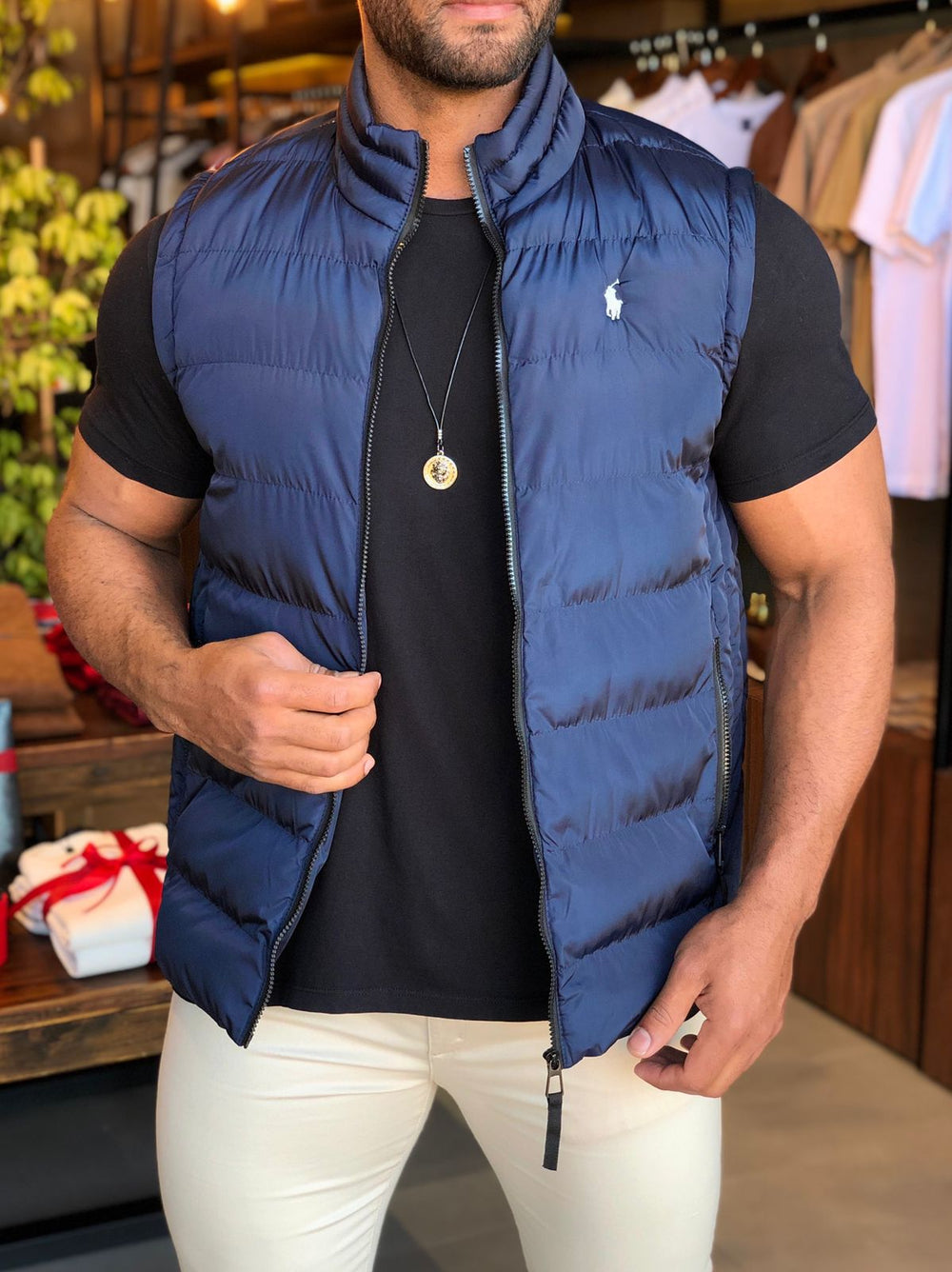 Jaqueta / Colete RL Puffer - Henri Store