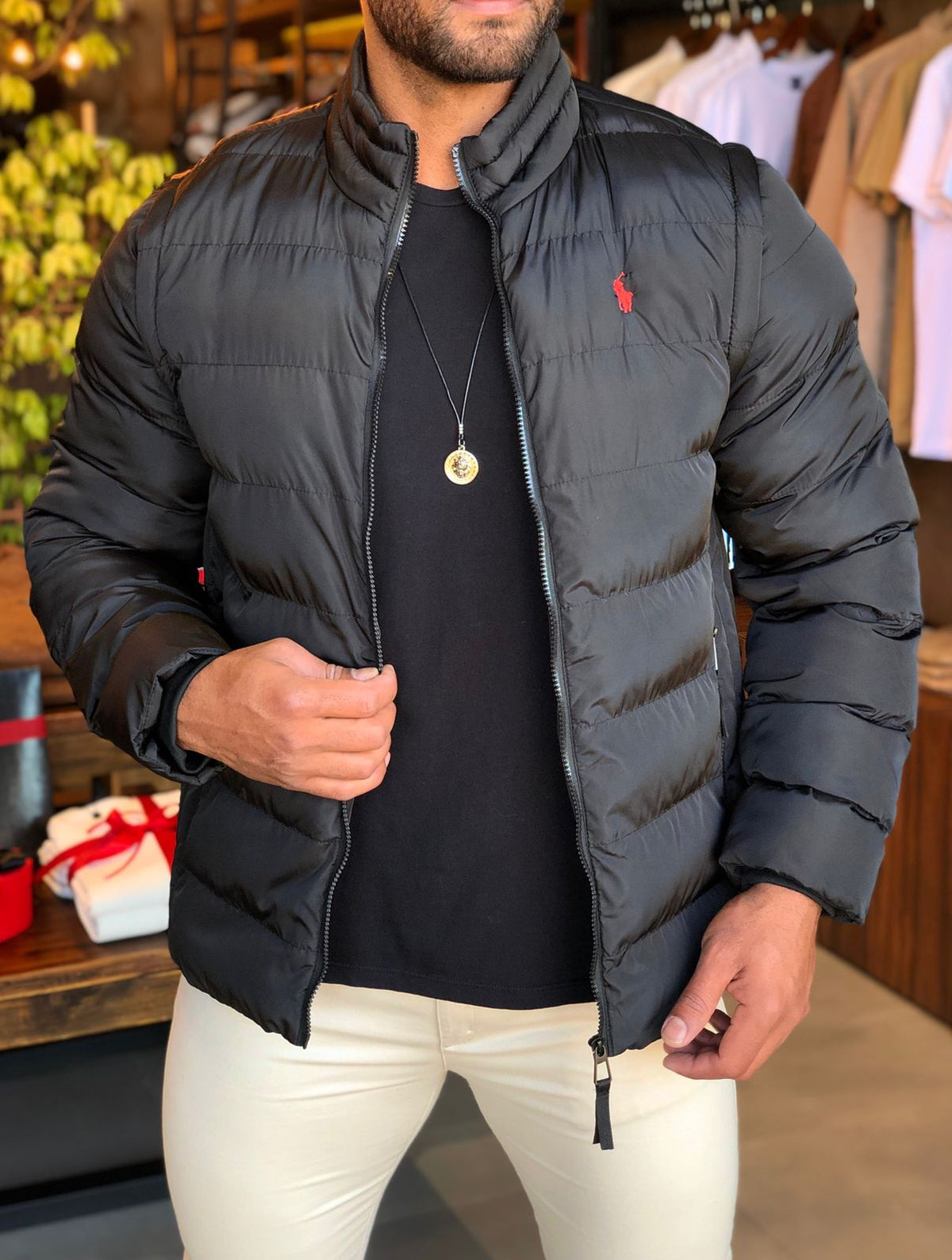 Jaqueta / Colete RL Puffer - Henri Store