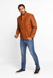 Jaqueta Detalhe Ombro Marrom Claro - Live - Henri Store