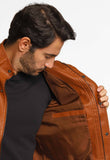 Jaqueta Detalhe Ombro Marrom Claro - Live - Henri Store