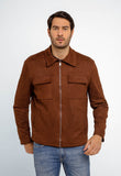 Jaqueta Dom Henrico Camurça Prime Zipper - Henri Store