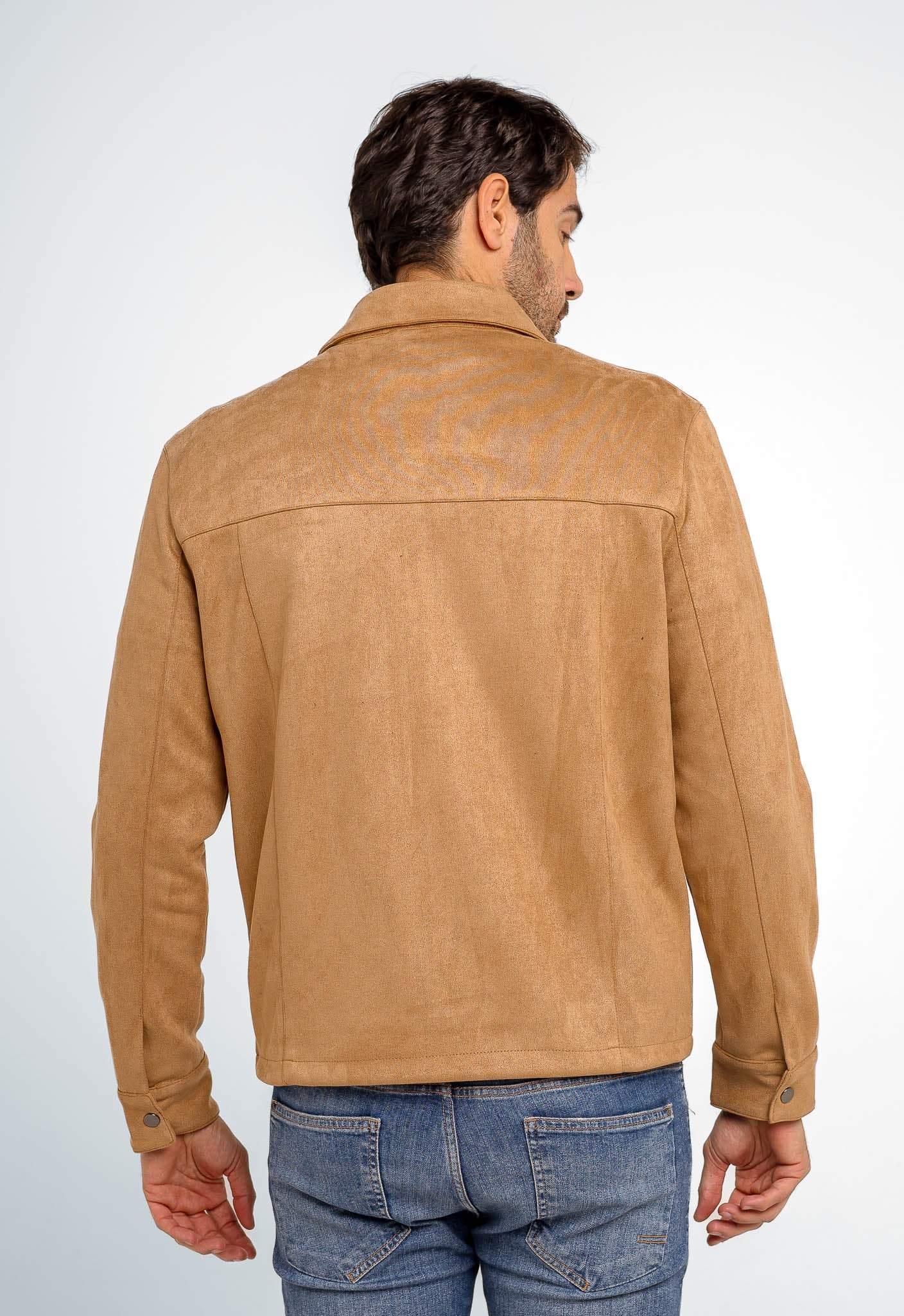 Jaqueta Dom Henrico Camurça Prime Zipper - Henri Store