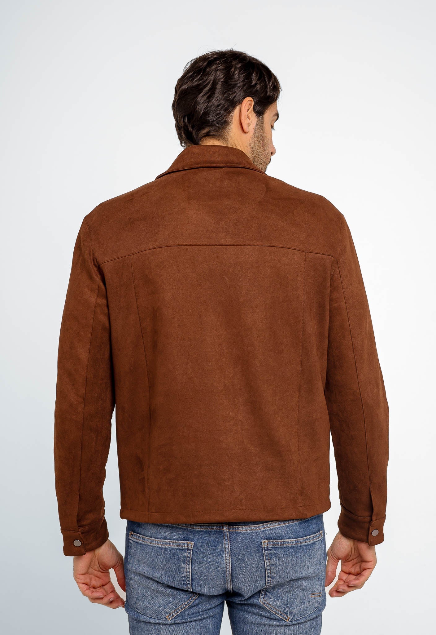 Jaqueta Dom Henrico Camurça Prime Zipper - Henri Store