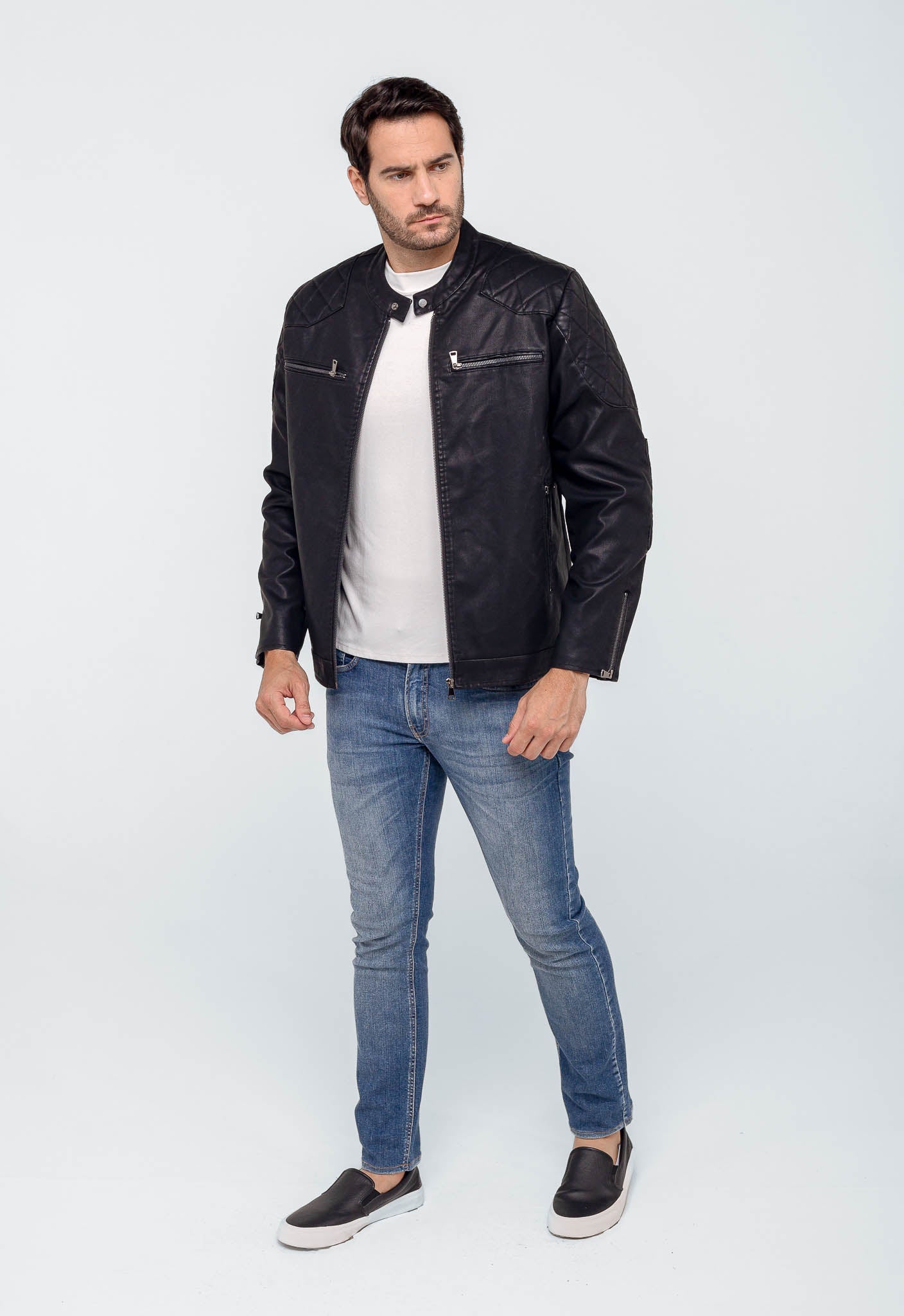Jaqueta Dom Henrico Couro Eco - Henri Store