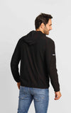 Jaqueta Dom Henrico Dry Fit Capuz Removível Preto - Live - Henri Store