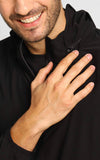 Jaqueta Dom Henrico Dry Fit Capuz Removível Preto - Live - Henri Store