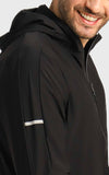 Jaqueta Dom Henrico Dry Fit Capuz Removível Preto - Live - Henri Store