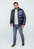 Jaqueta Dom Henrico Puff Zipper Manga - Live - Henri Store