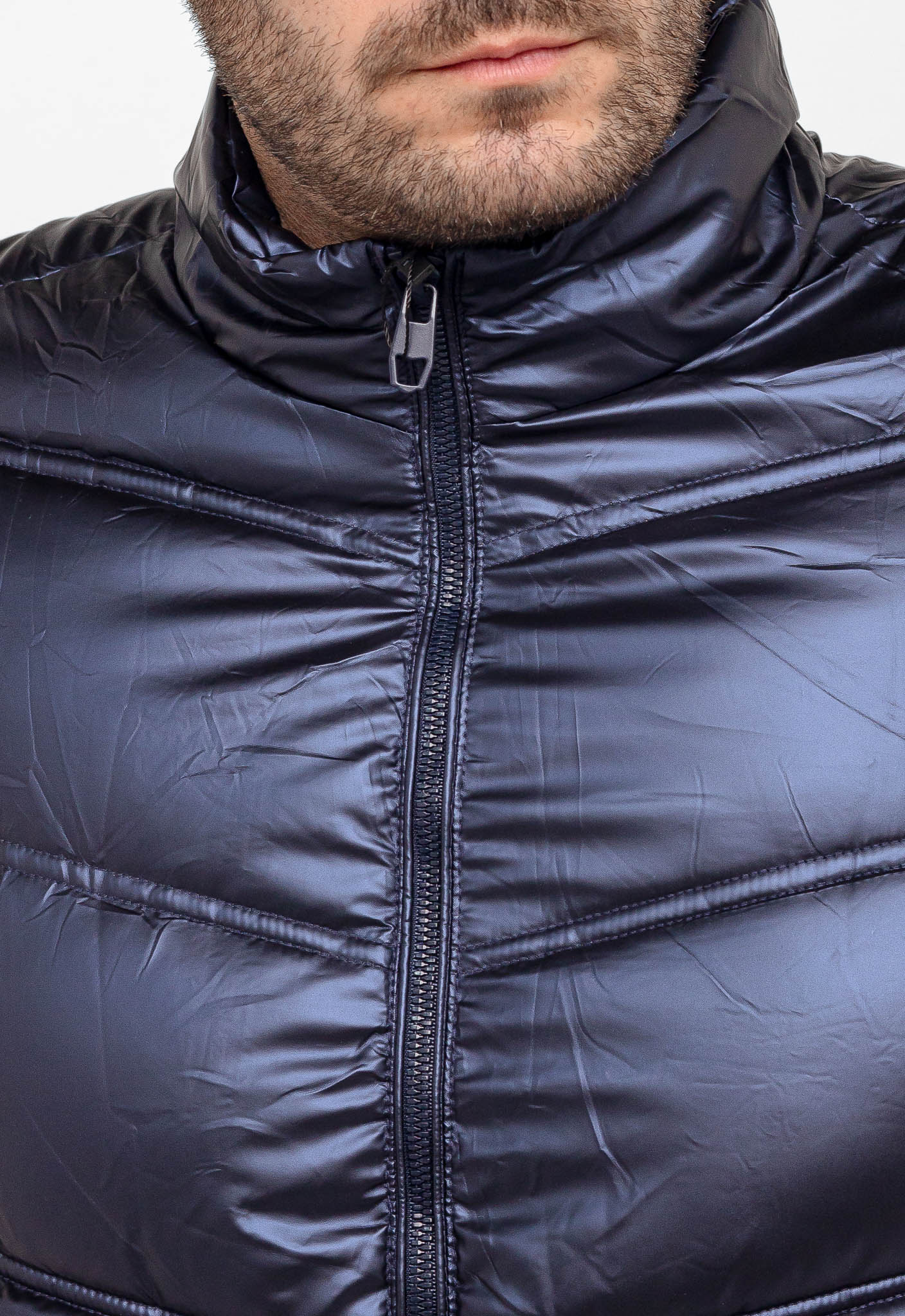 Jaqueta Dom Henrico Puff Zipper Manga - Live - Henri Store