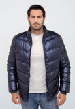 Jaqueta Dom Henrico Puff Zipper Manga - Live - Henri Store