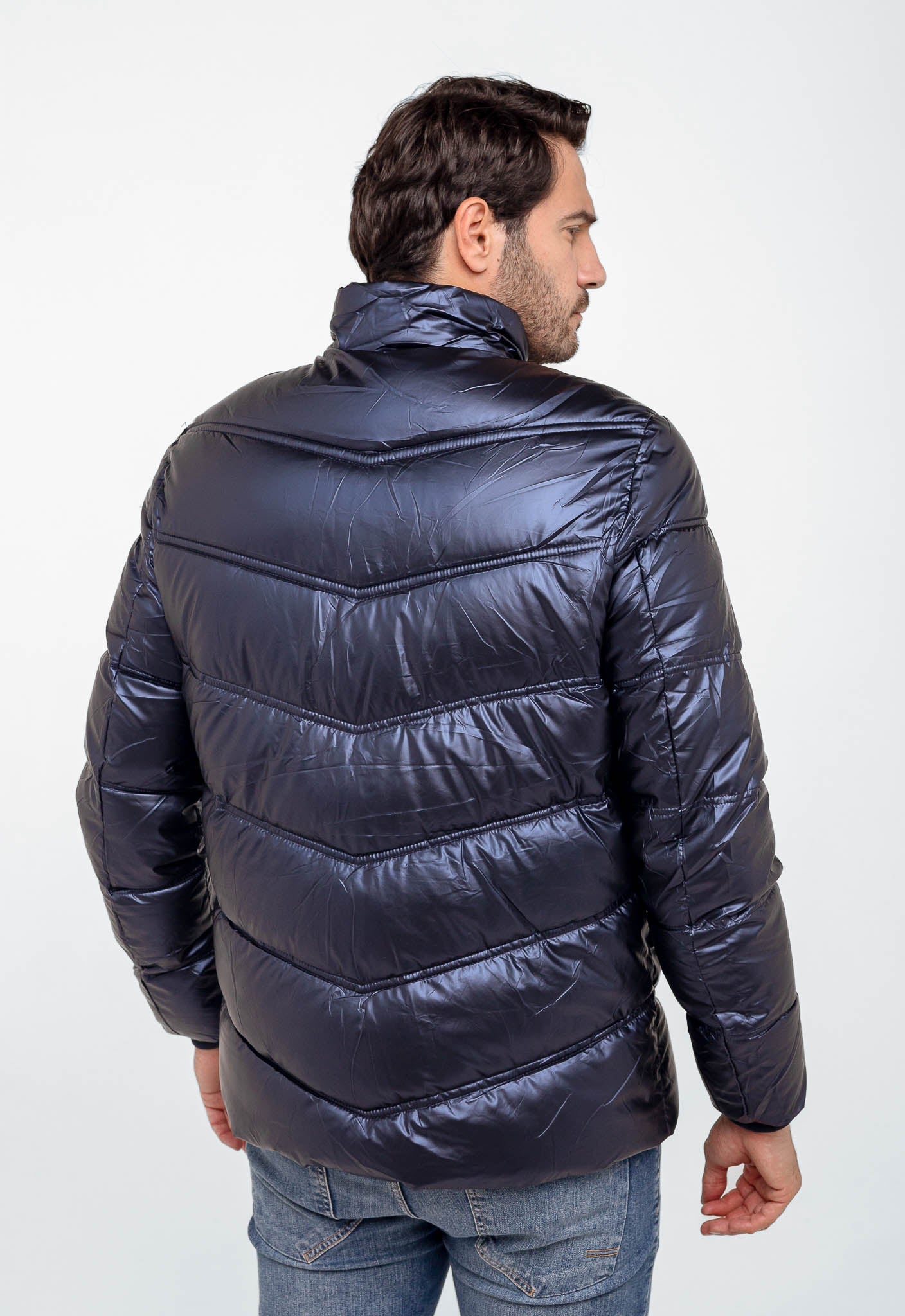 Jaqueta Dom Henrico Puff Zipper Manga - Live - Henri Store