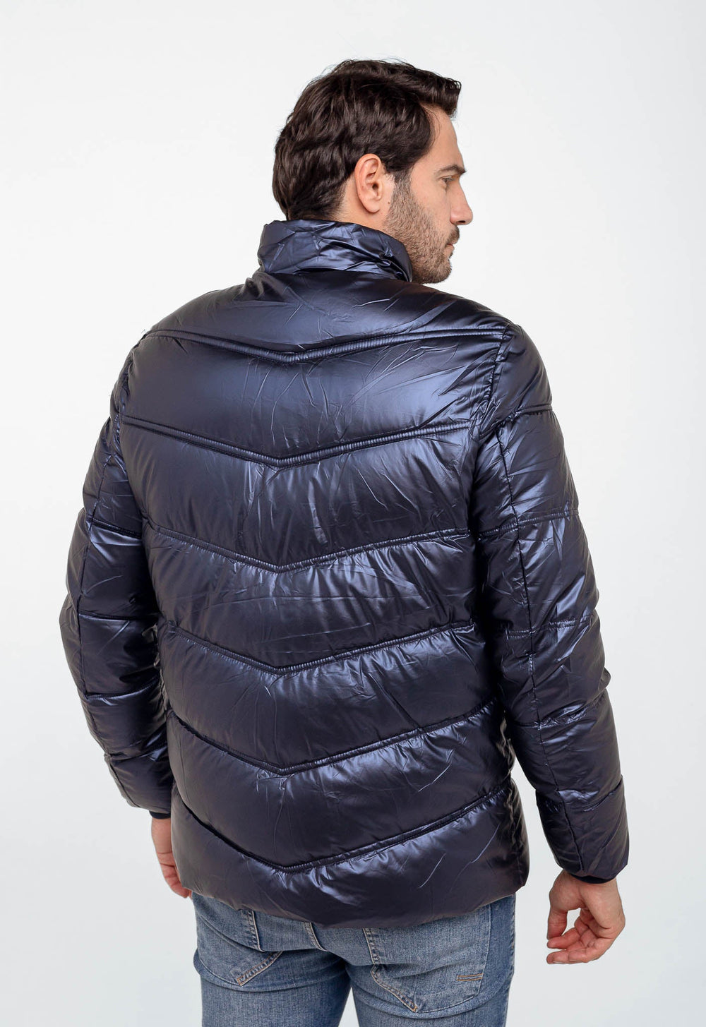 Jaqueta Dom Henrico Puff Zipper Manga - Live - Henri Store