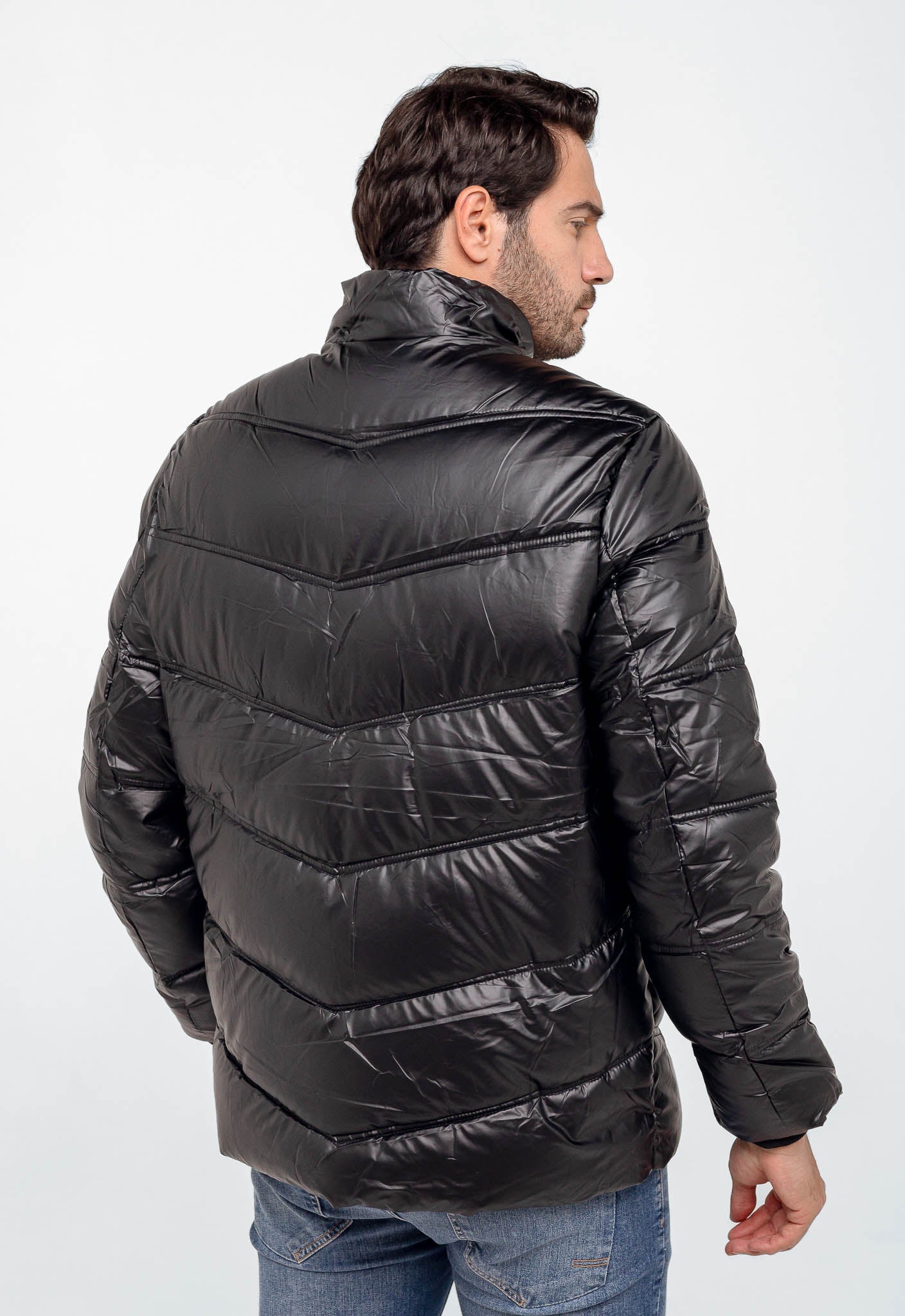 Jaqueta Dom Henrico Puff Zipper Manga - Live - Henri Store