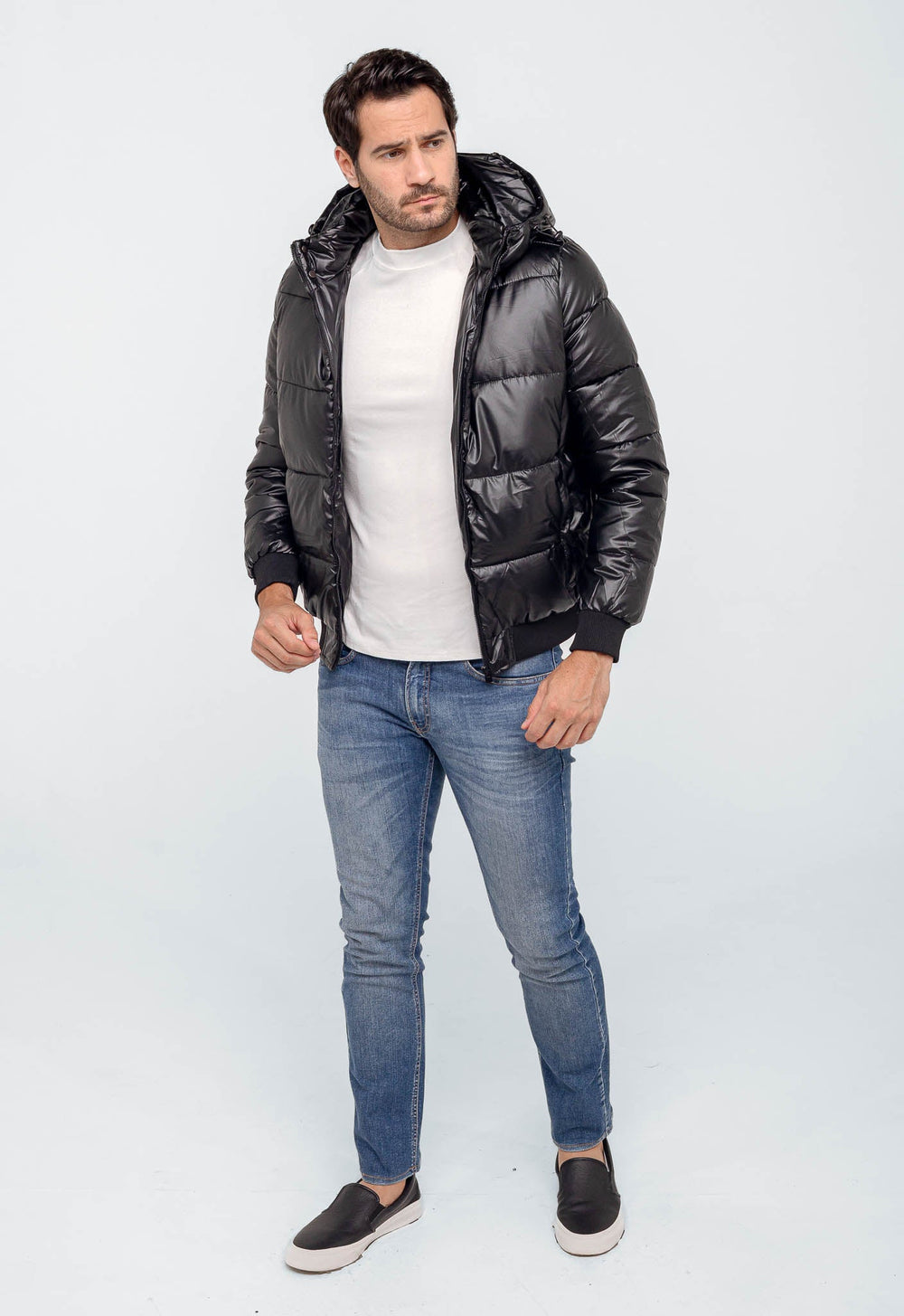 Jaqueta Dom Henrico Puffer C/ Capuz Removivel - Live - Henri Store