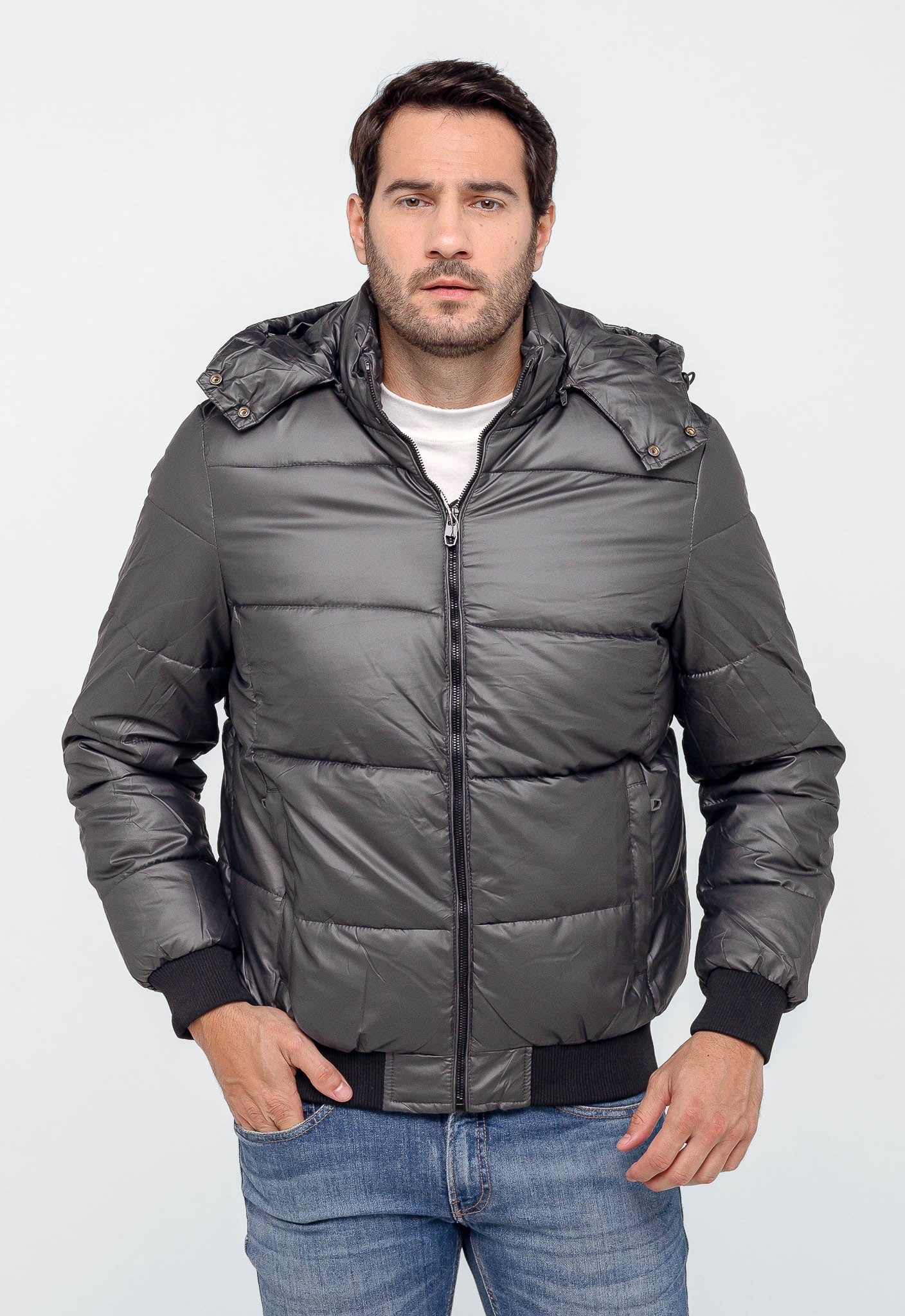 Jaqueta Dom Henrico Puffer C/ Capuz Removivel - Live - Henri Store