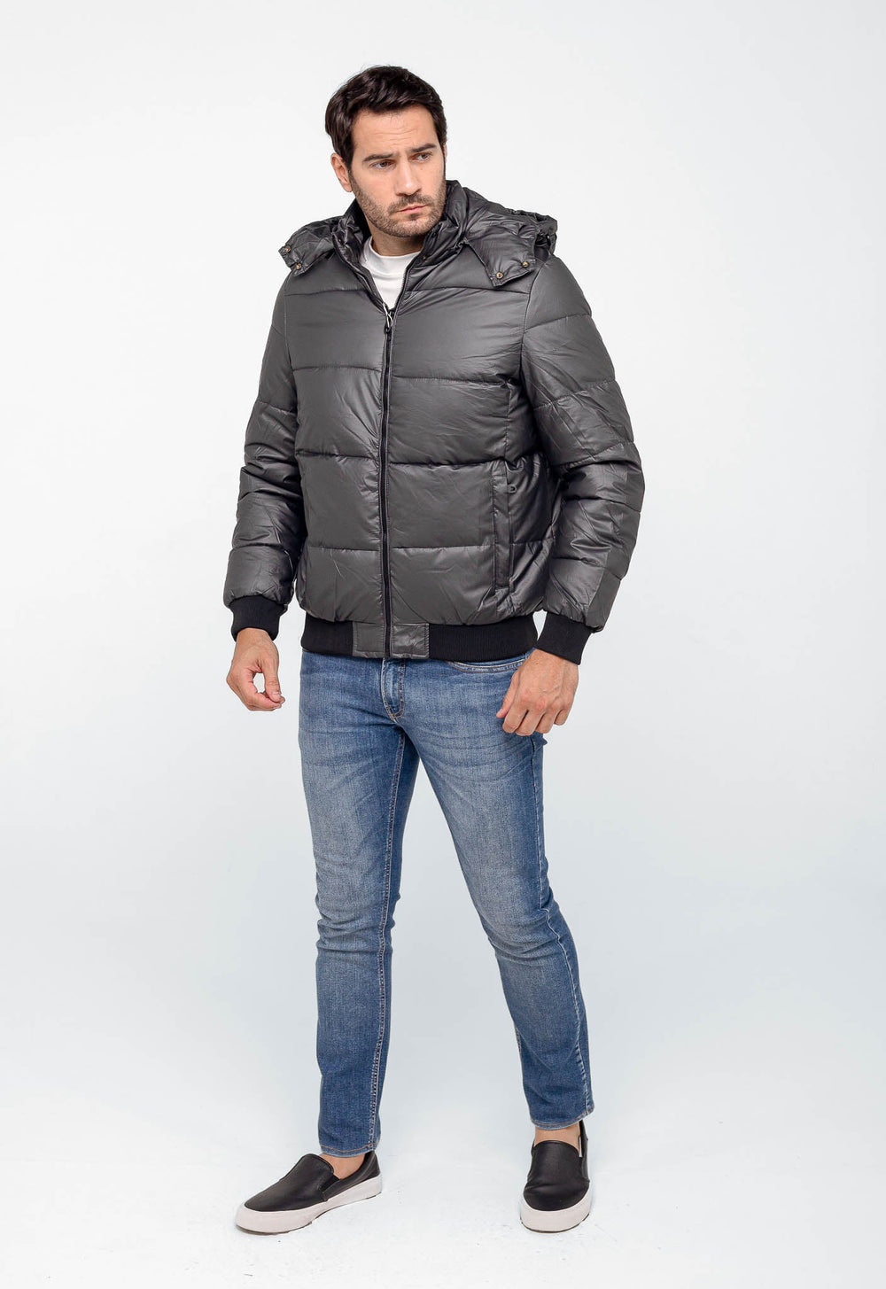 Jaqueta Dom Henrico Puffer C/ Capuz Removivel - Live - Henri Store