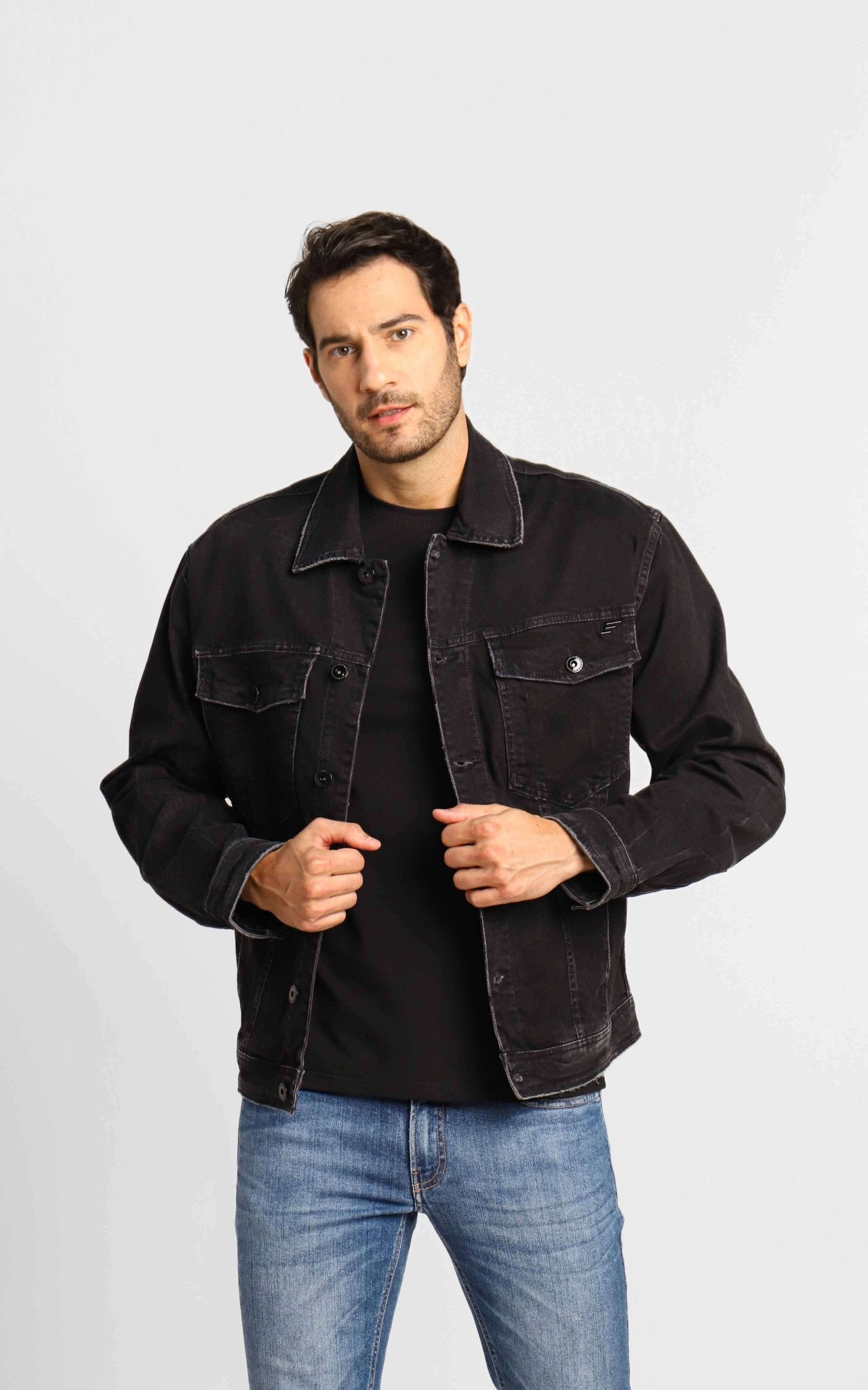 Jaqueta Jeans Ellus Intense Black Preto - Henri Store