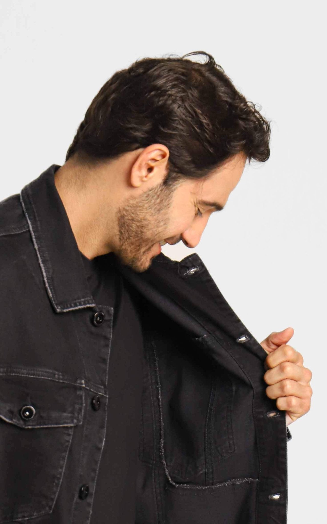 Jaqueta Jeans Ellus Intense Black Preto - Henri Store