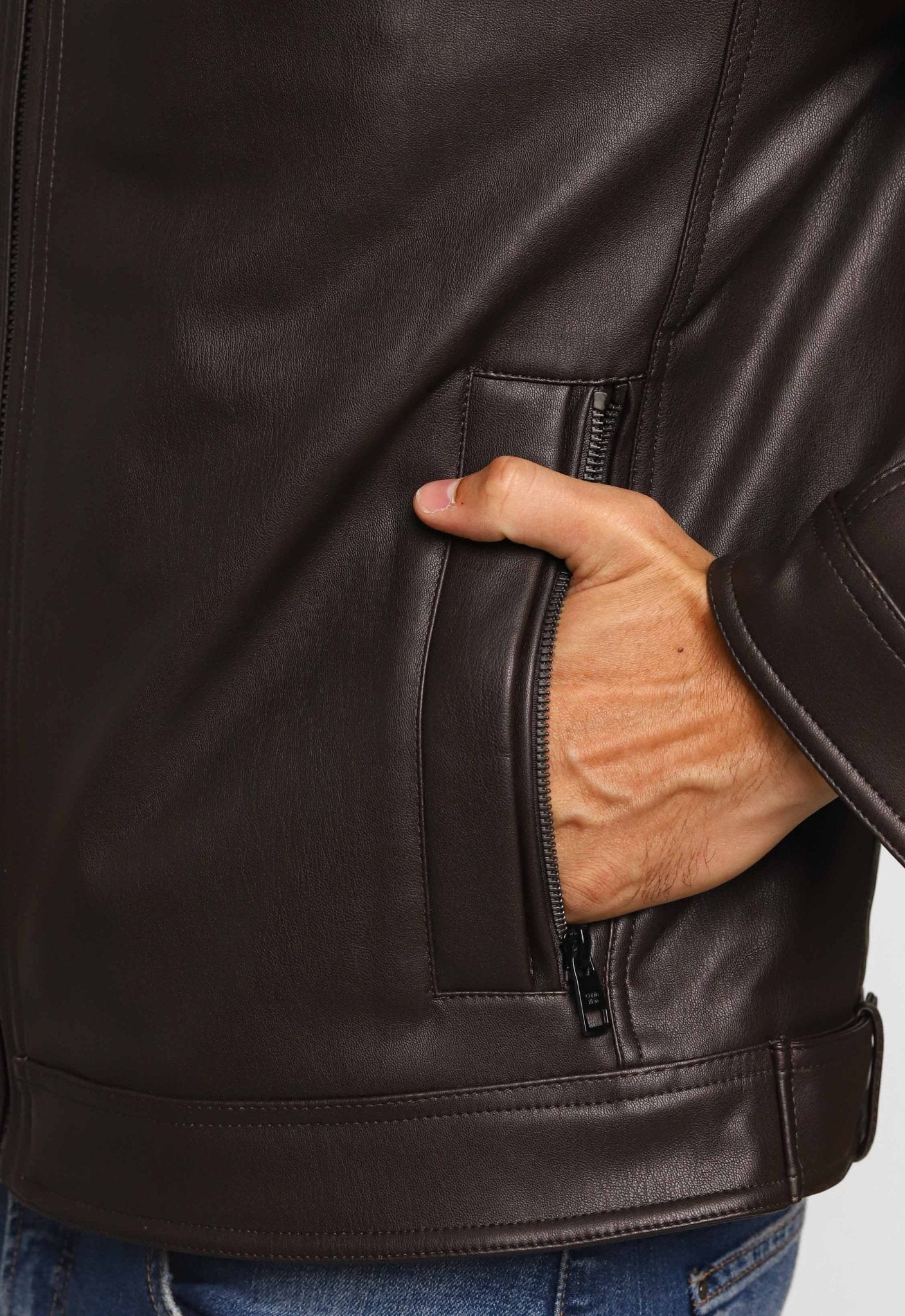 Jaqueta Masculina Calvin Klein Couro - Henri Store