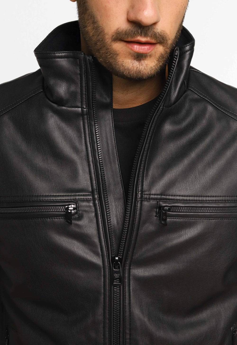 Jaqueta Masculina Calvin Klein Couro - Henri Store
