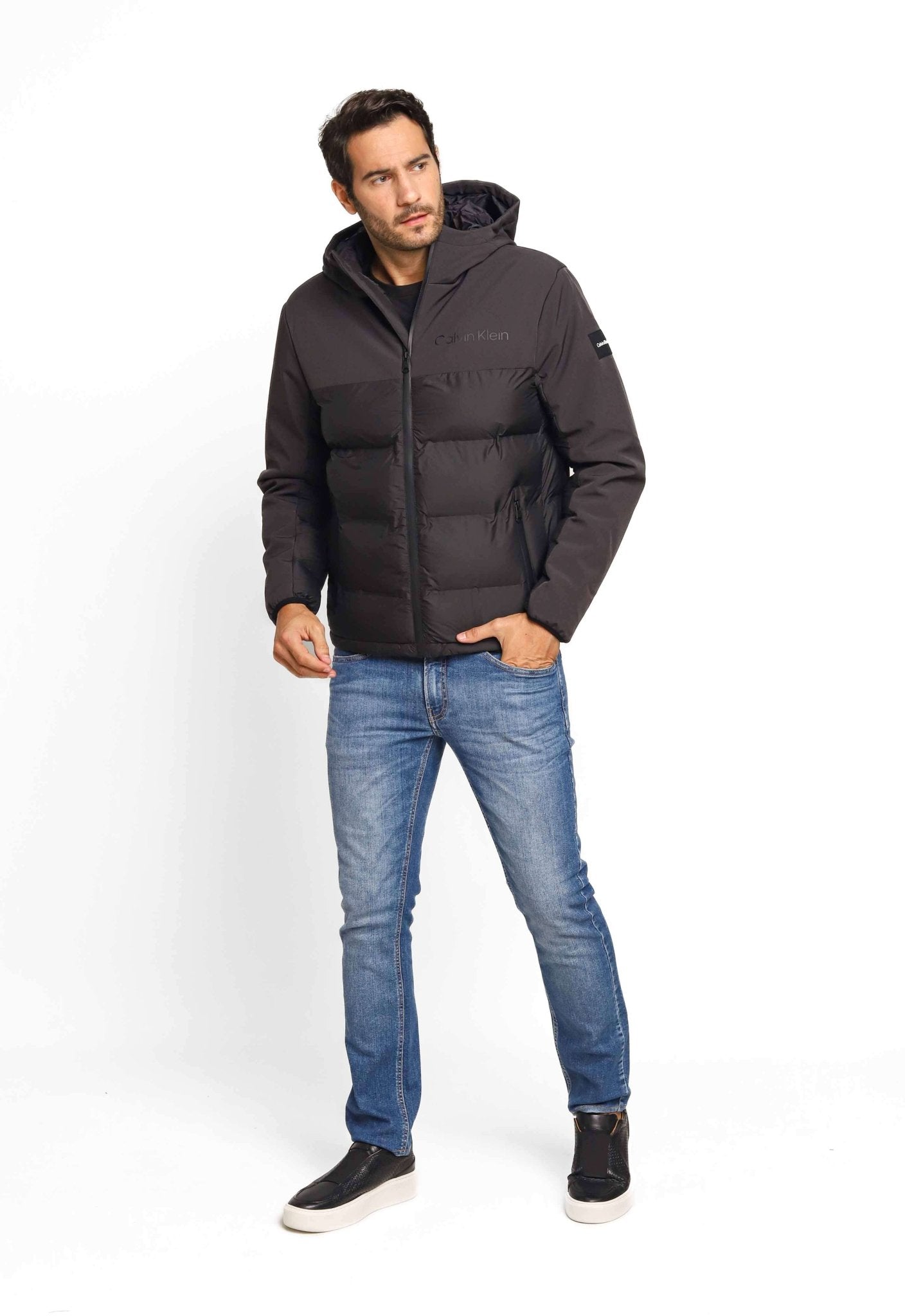 Jaqueta Masculina Calvin Klein Matelassê Textura Dupla - Henri Store