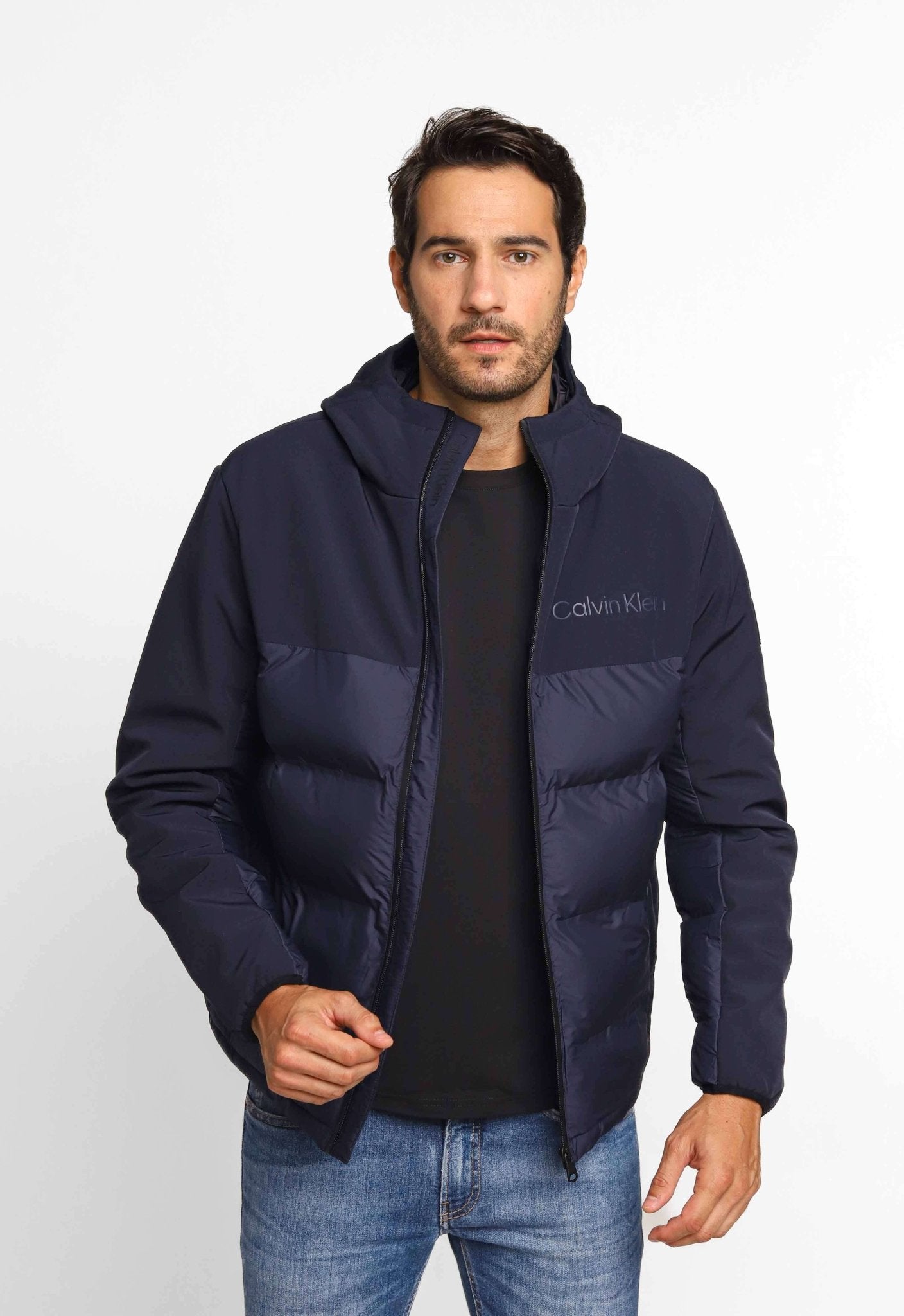 Jaqueta Masculina Calvin Klein Matelassê Textura Dupla - Henri Store