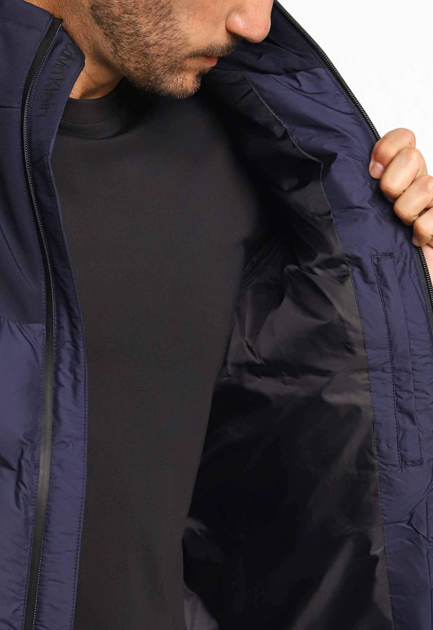 Jaqueta Masculina Calvin Klein Matelassê Textura Dupla - Henri Store