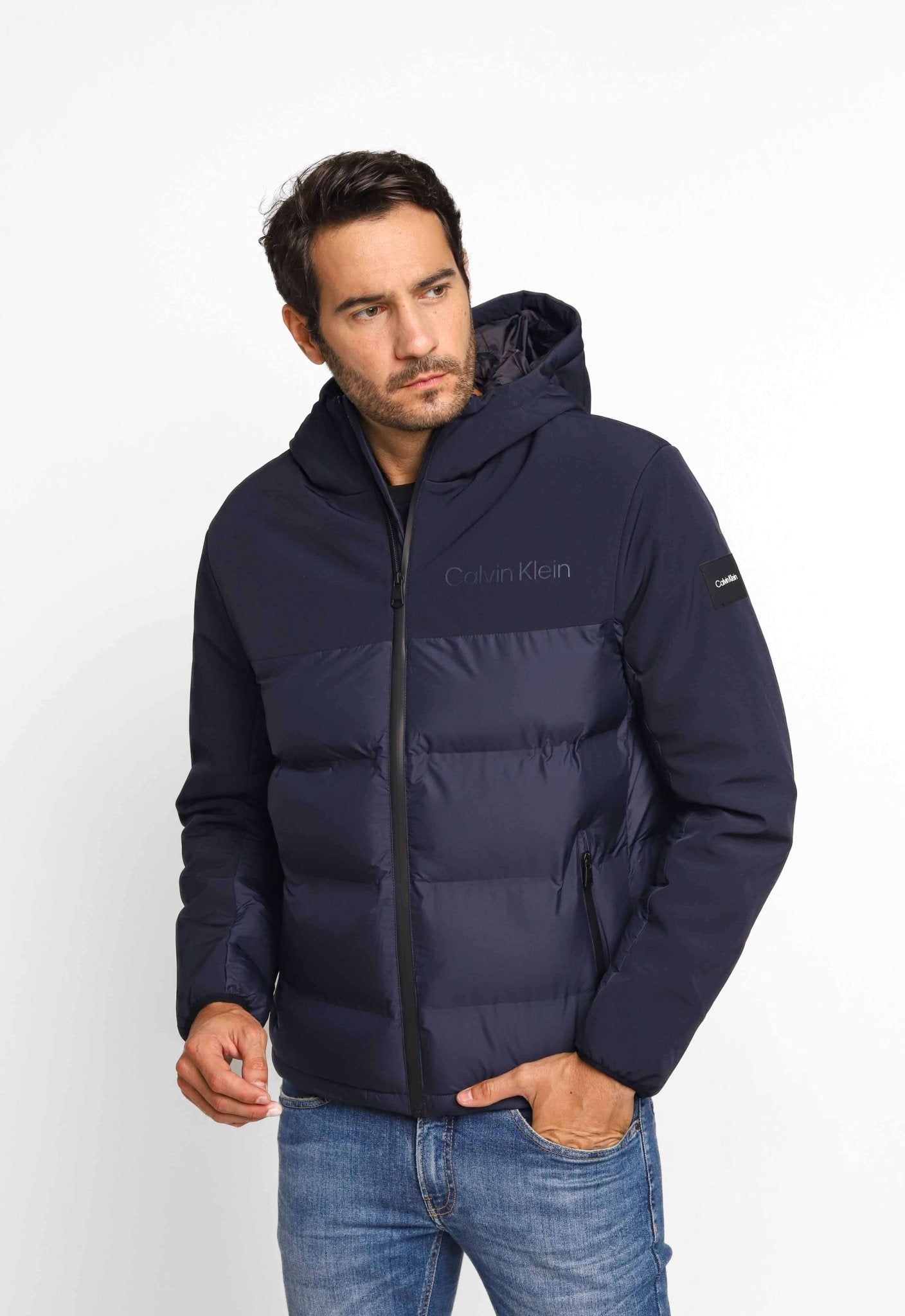Jaqueta Masculina Calvin Klein Matelassê Textura Dupla - Henri Store
