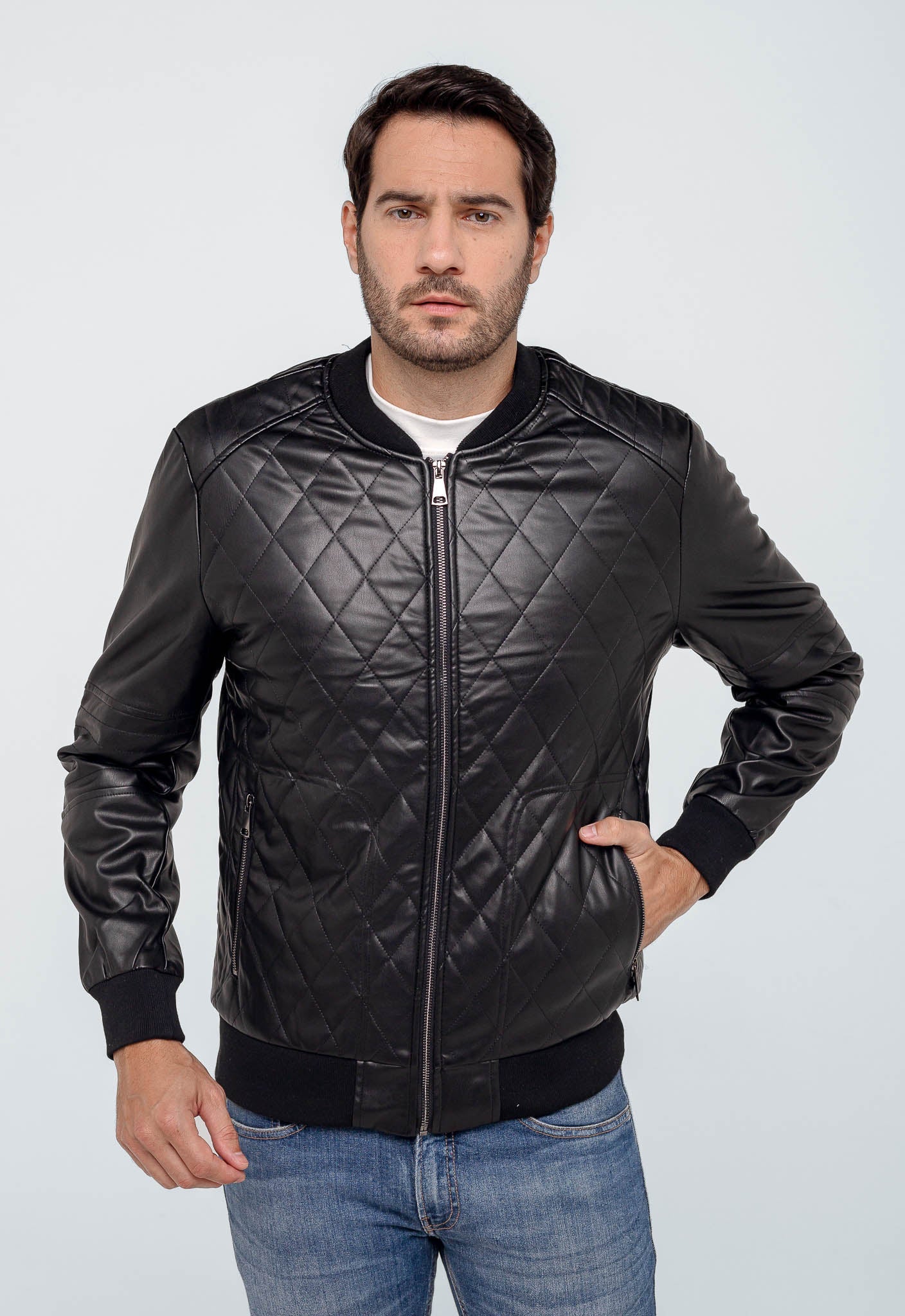 Jaqueta Masculina Dom Henrico Malha Quadriculada - Henri Store