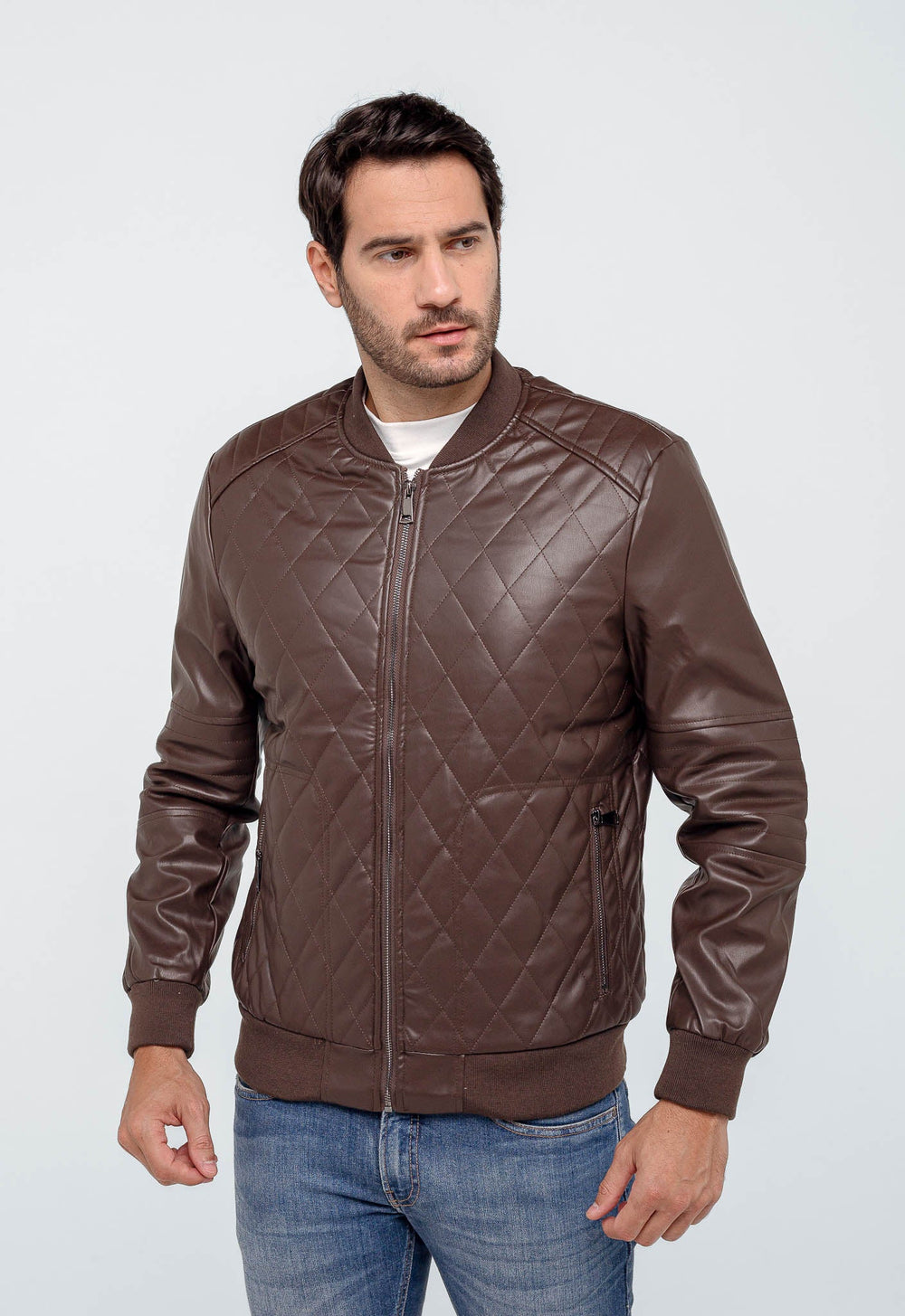 Jaqueta Masculina Dom Henrico Malha Quadriculada - Henri Store