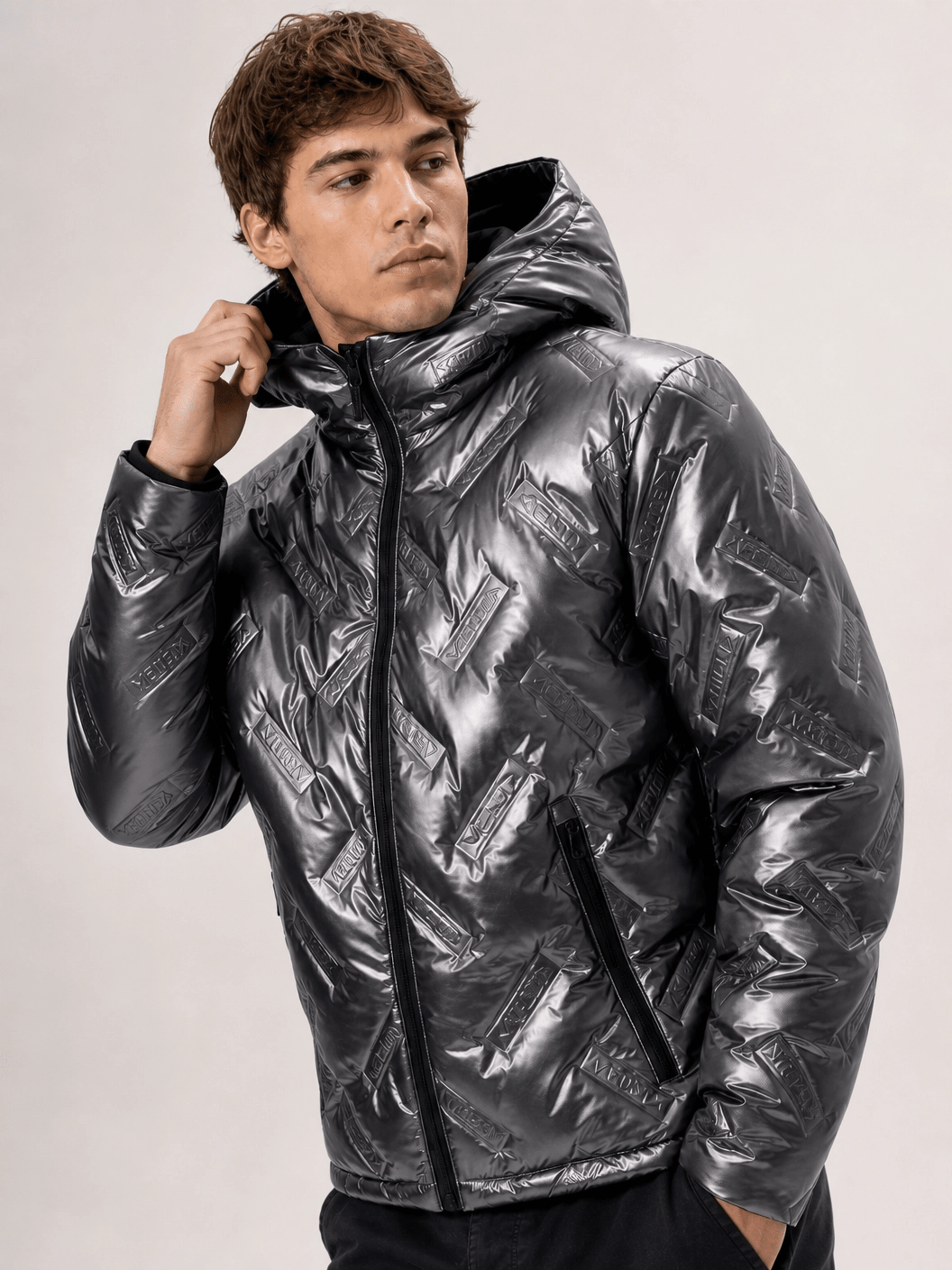 Jaqueta Masculina Nylon Puffer Cinza Venum VNM228024 - Live - Henri Store