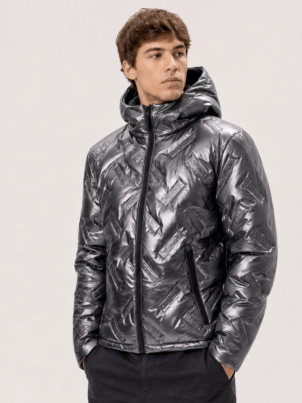 Jaqueta Masculina Nylon Puffer Cinza Venum VNM228024 - Live - Henri Store