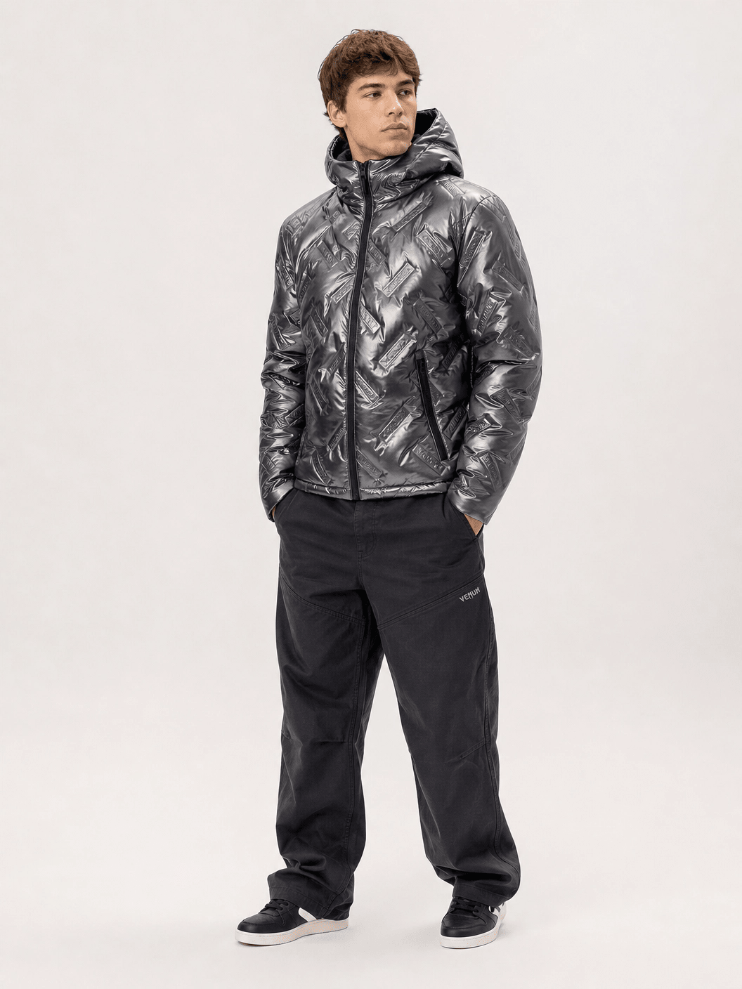 Jaqueta Masculina Nylon Puffer Cinza Venum VNM228024 - Live - Henri Store
