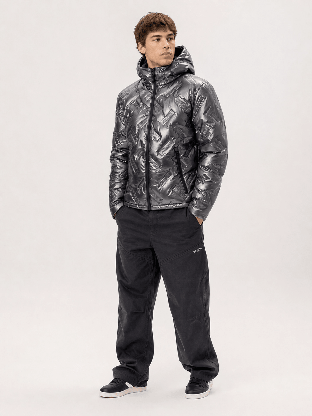 Jaqueta Masculina Nylon Puffer Cinza Venum VNM228024 - Live - Henri Store