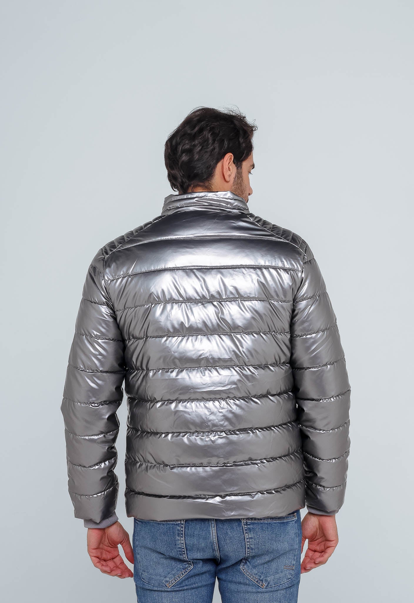 Jaqueta Puffer Scavo Metálica - Live - Henri Store