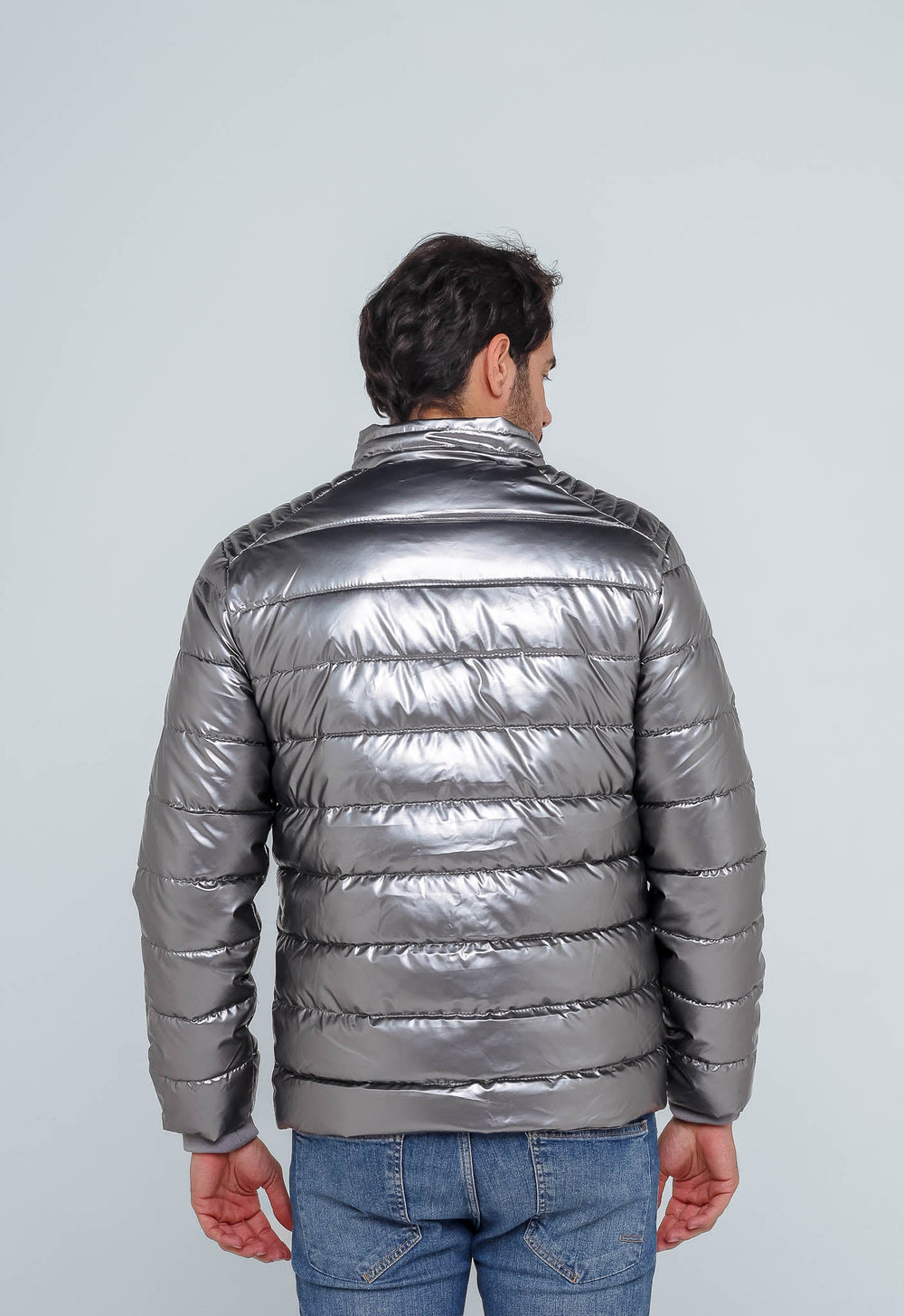 Jaqueta Puffer Scavo Metálica - Live - Henri Store