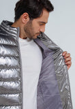 Jaqueta Puffer Scavo Metálica - Live - Henri Store